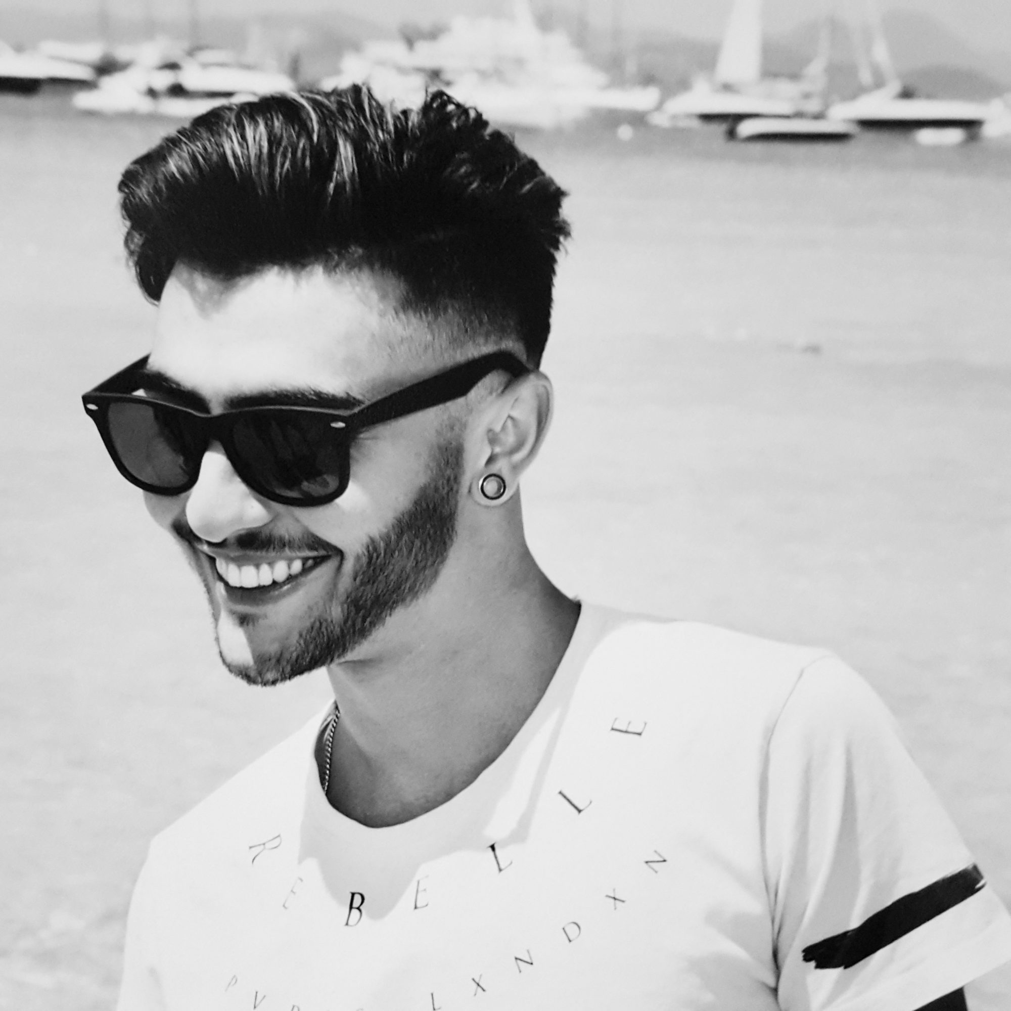 Life is better with sunglasses and a smile